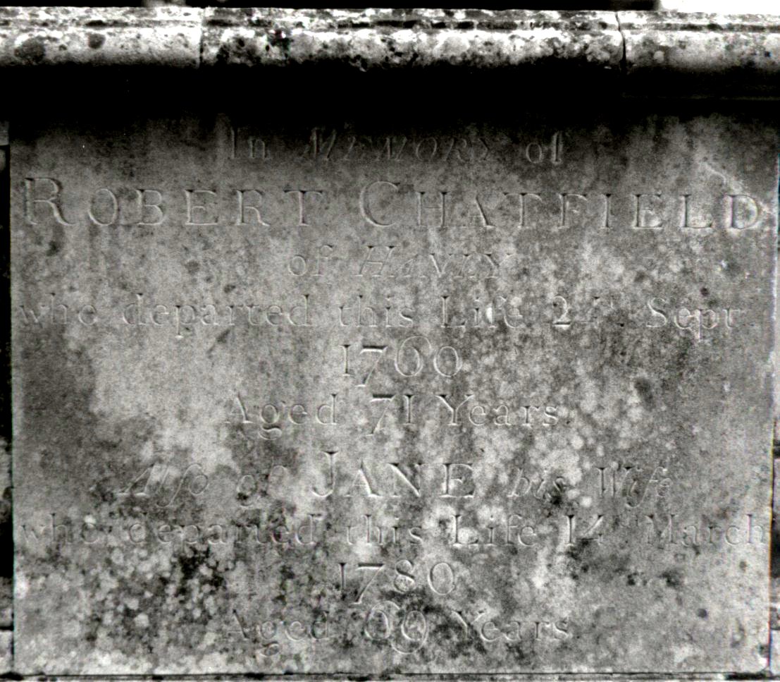 Grave Chatfield Robert and Jane Field 1760.jpg